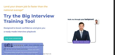 Screenshot of Big Interview
