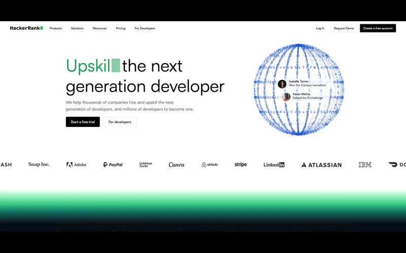 Screenshot of HackerRank