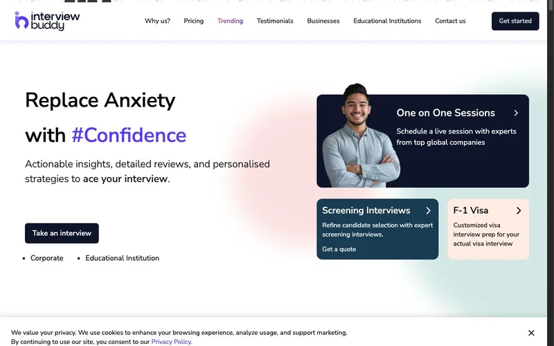 Screenshot of InterviewBuddy