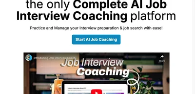 Screenshot of Jobinterview.coach