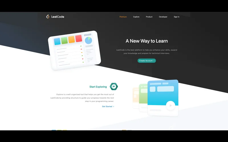 Screenshot of LeetCode