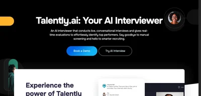 Screenshot of Talently.ai